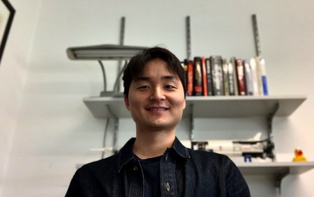 Yoonsoo Kim in his office.