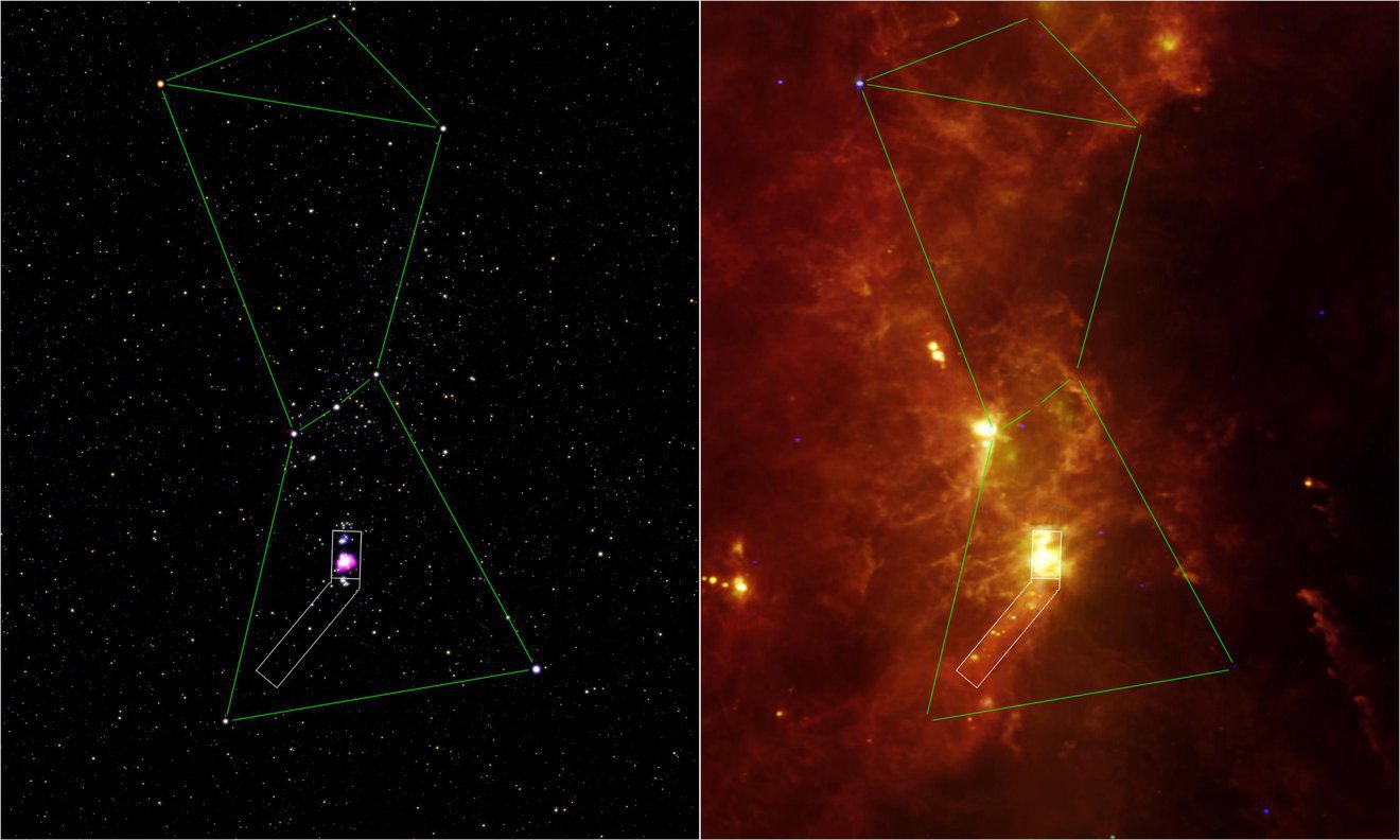 the Orion Nebula