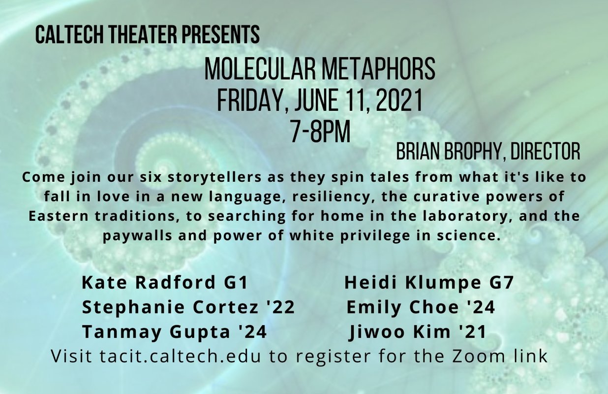 flyer for Story Telling for Scientists